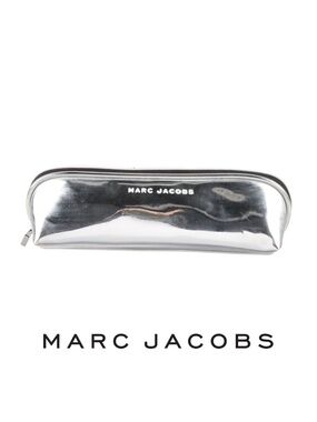 Marc Jacobs Metallic Mirrored Cosmetic Case/Accessories Pouch